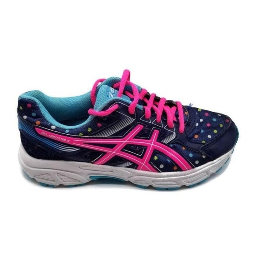 ASICS Gel-Contend 3 Women's 6 Pink Blue Running‎ Shoes Sneakers 1012A570